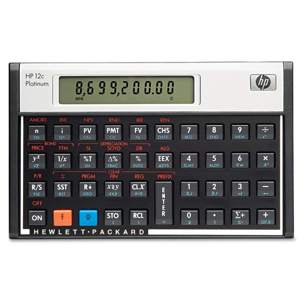 hp financial calculators 18c